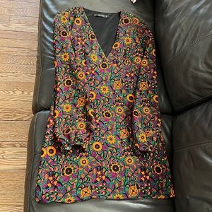 Zara floral dress